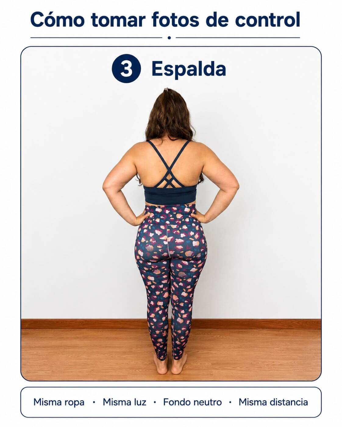 Toma de espalda para seguimiento de progreso