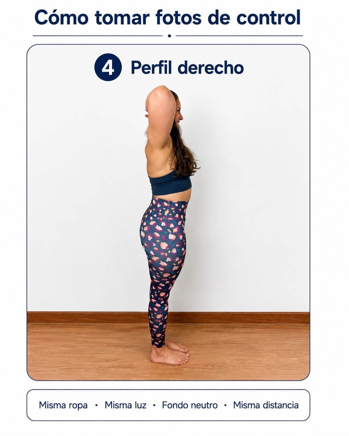 Toma de perfil derecho